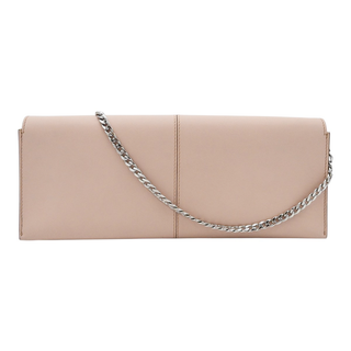 TOD'S | Light Pink Leather Pochette Convertible Clutch