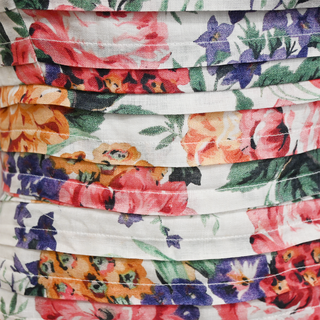 ZIMMERMANN | Allia Floral Pintuck Mini Dress