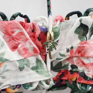 ZIMMERMANN | Allia Floral Pintuck Mini Dress