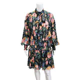ZIMMERMANN | Allia Floral Shirred Mini Dress