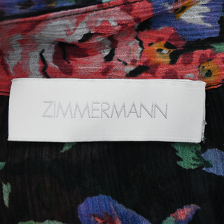ZIMMERMANN | Allia Floral Shirred Mini Dress