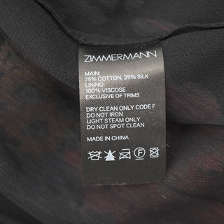 ZIMMERMANN | Allia Floral Shirred Mini Dress