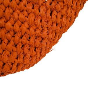 BALENCIAGA | Raffia Motocross Classic Panier Basket Tote Bag