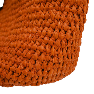 BALENCIAGA | Raffia Motocross Classic Panier Basket Tote Bag