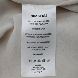 SIMKHAI | Odina Metallic Fil Coupé Maxi Dress