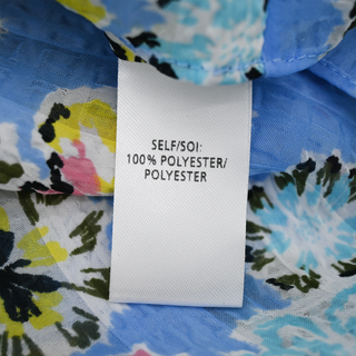 TANYA TAYLOR | Priya Floral Oxford Blue Blouse