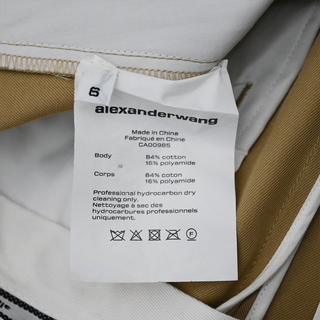 ALEXANDER WANG | Beige Flipped Waistband Carrot Trousers