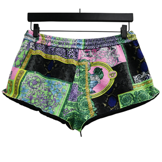VERSACE | Multicolor Barocco Patchwork Shorts