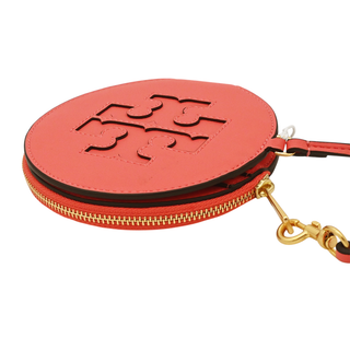 TORY BURCH | Coral Crush Ella Bio Circle Zip Card Case