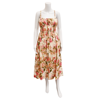 Asmara Floral Cotton Midi Dress