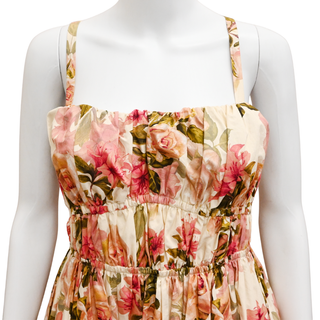 JOHNNY WAS | Asmara Floral Cotton Midi Dress