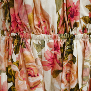 JOHNNY WAS | Asmara Floral Cotton Midi Dress