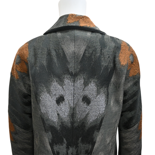 Jacquard Wool-Blend Coat