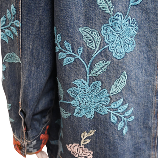 Petra Embroidered Denim Jacket