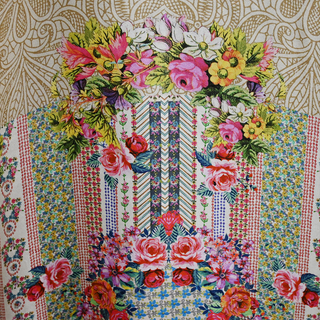 Floral Silk Long Kimono Duster