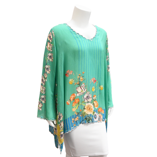 JOHNNY WAS | Stella Floral Flare Sleeve Blouse