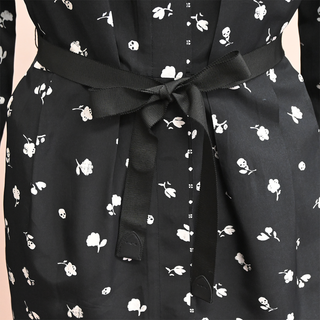 COACH | Floral Skull Belted Dress