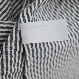 CAROLINA HERRERA | Striped Seersucker Belted Dress