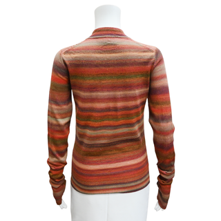 YVES SAINT LAURENT | Autumn Striped Wool Cardigan