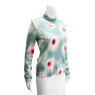 CHRISTIAN DIOR | Poppy Turtleneck Knit Top