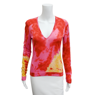 CHRISTIAN DIOR | Tie-Dye Knit Top