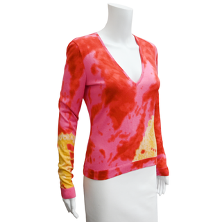 CHRISTIAN DIOR | Tie-Dye Knit Top