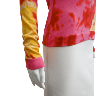 CHRISTIAN DIOR | Tie-Dye Knit Top