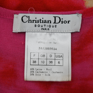 CHRISTIAN DIOR | Tie-Dye Knit Top