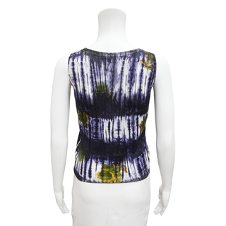 PRADA | Floral Tie-Dye Knit Tank Top