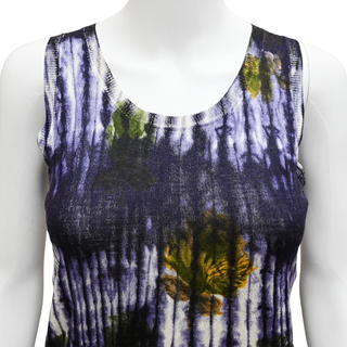 PRADA | Floral Tie-Dye Knit Tank Top