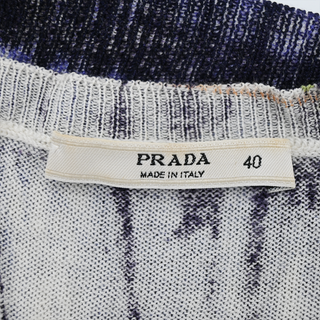 PRADA | Floral Tie-Dye Knit Tank Top