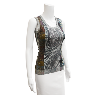 ETRO | Sequin-Embellished Paisley Print Tank Top