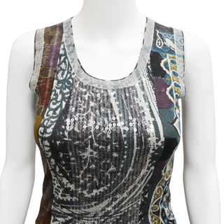 ETRO | Sequin-Embellished Paisley Print Tank Top