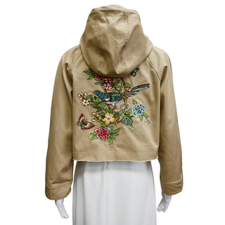 RED VALENTINO | Flower Embroidered Parka Jacket