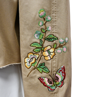 RED VALENTINO | Flower Embroidered Parka Jacket
