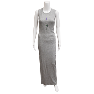 LOEWE | Lilac Ribbed Grey Tank Maxi Dress
