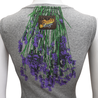 LOEWE | Lilac Ribbed Grey Tank Maxi Dress