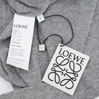 LOEWE | Lilac Ribbed Grey Tank Maxi Dress