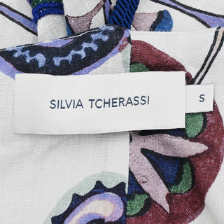 SILVIA TCHERASSI | Dalil Paisley Linen Dress