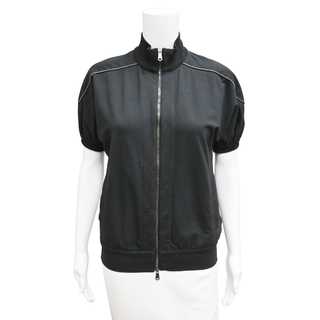 BRUNELLO CUCINELLI | Faded Black Monili Bomber Jacket