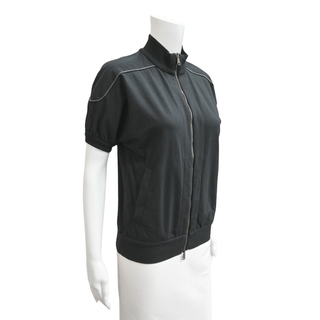 BRUNELLO CUCINELLI | Faded Black Monili Bomber Jacket