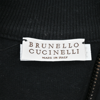 BRUNELLO CUCINELLI | Faded Black Monili Bomber Jacket