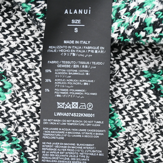 ALANUI | Green Bandana Jacquard Knit Jacket