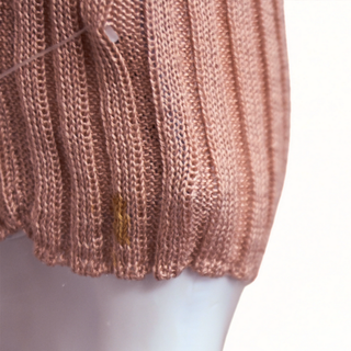 CHRISTIAN DIOR | CD Bow Mauve Knit Cardigan