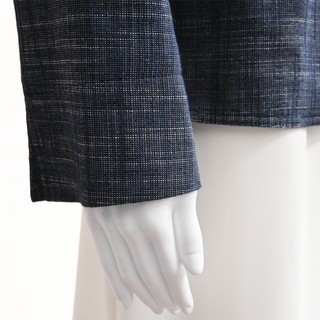CHRISTIAN DIOR | Navy Blue Tie Wrap Jacket