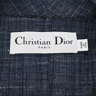 CHRISTIAN DIOR | Navy Blue Tie Wrap Jacket