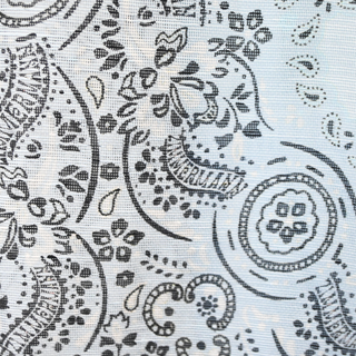 ZIMMERMANN | Matchmaker Blue Bandana Linen Midi Skirt