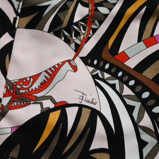 EMILIO PUCCI | Abstract Grasshopper Print Cotton Shorts