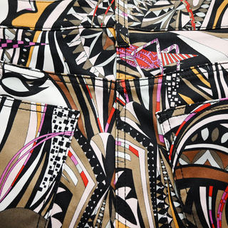 EMILIO PUCCI | Abstract Grasshopper Print Cotton Shorts