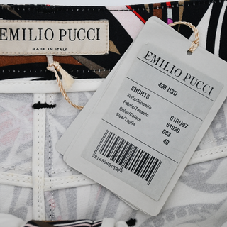 EMILIO PUCCI | Abstract Grasshopper Print Cotton Shorts